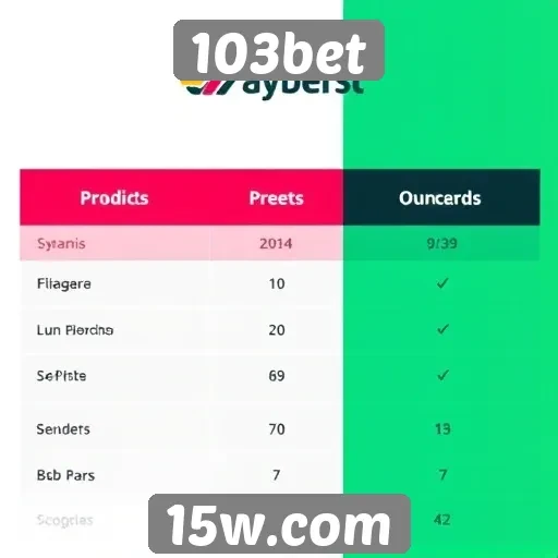 Comparação com outros sites de apostas