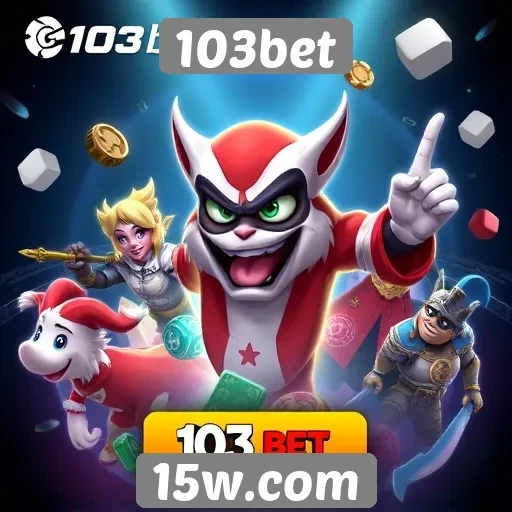 Variedade de jogos disponíveis na 103bet